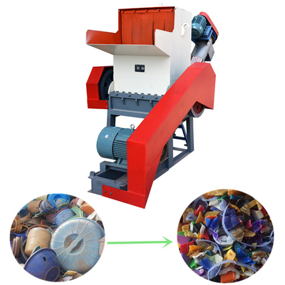 A máquina nova do triturador da garrafa da circunstância recicla a retalhadora plástica do triturador do PE do ABS do LDPE PP do HDPE