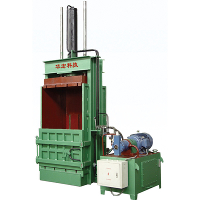 Full Automatic Textiles Baling Press Machine / HDPE Bottle Baler Opener Machine